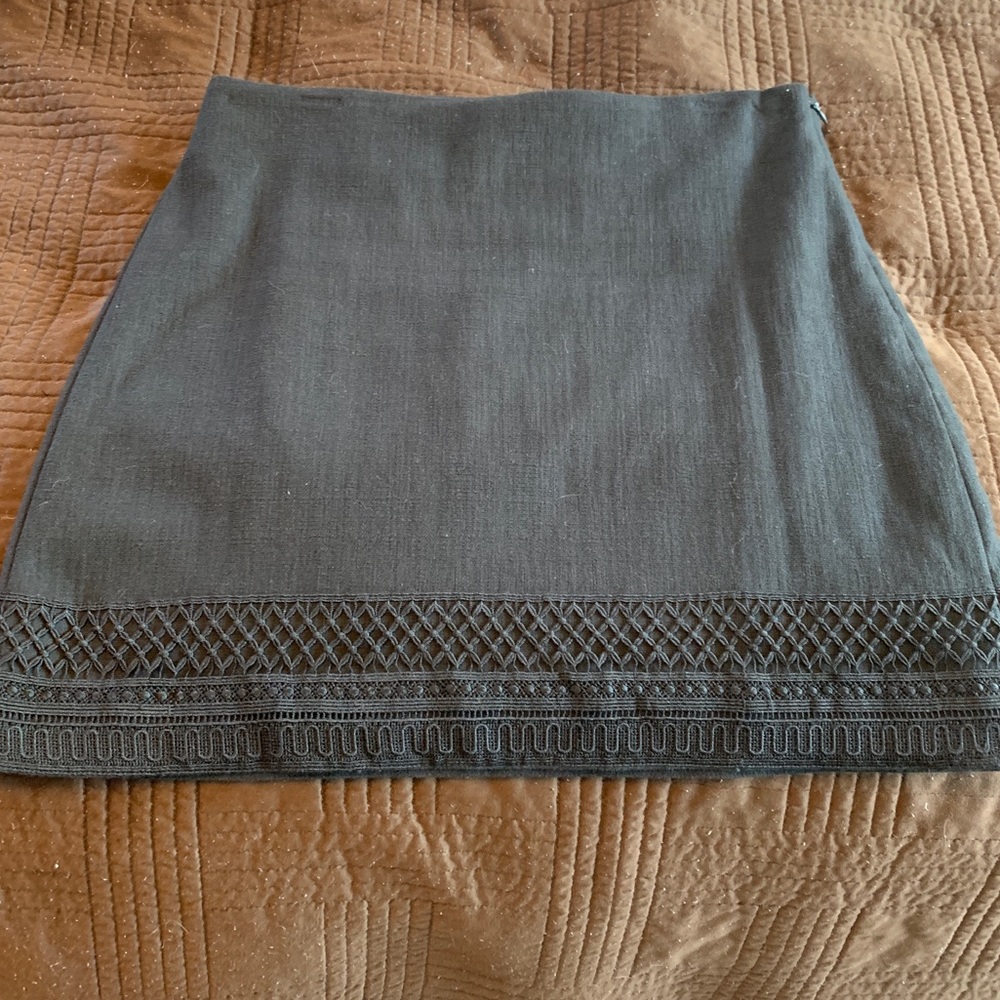 Black Loft skirt, size 10 petite
